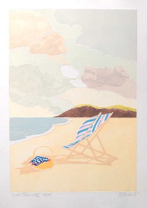 Print of Deckchairs IV