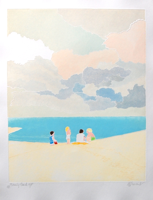 Print of Morning Beach