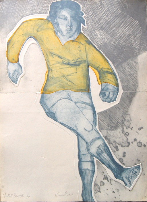 Print of Football Player V